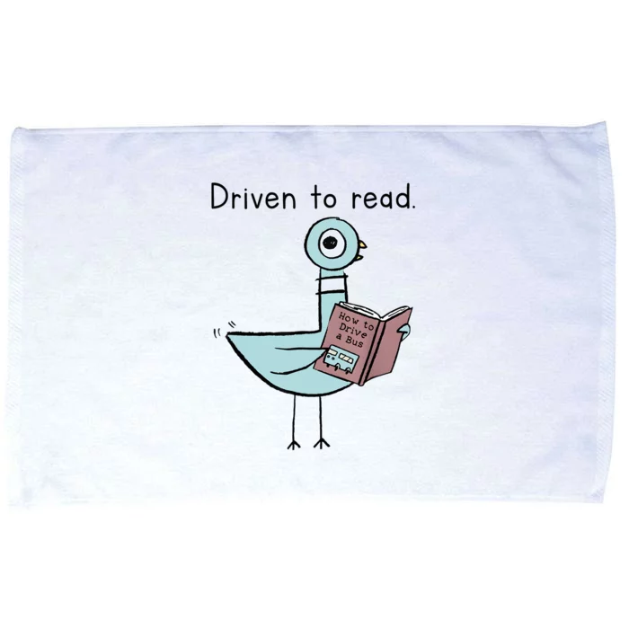 Driven To Read Pigeon Library Reading Books Reader Microfiber Hand Towel