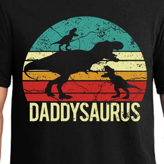 Daddysaurus T Rex Dinosaur Dad Daddy Saurus Family Matching Pajama Set