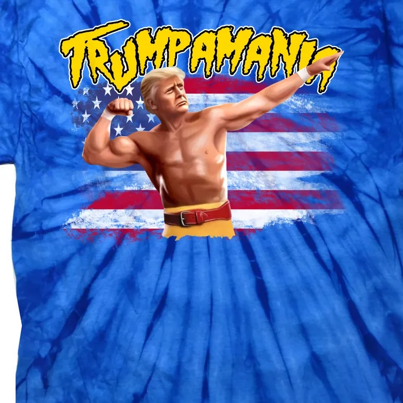 Donald Trump Republican Wrestling Meme Trumpamania Funny Tie-Dye T-Shirt