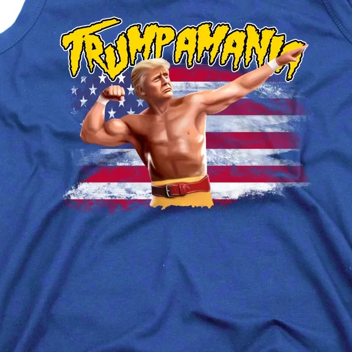 Donald Trump Republican Wrestling Meme Trumpamania Funny Tank Top