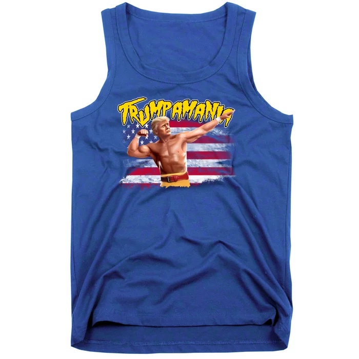 Donald Trump Republican Wrestling Meme Trumpamania Funny Tank Top