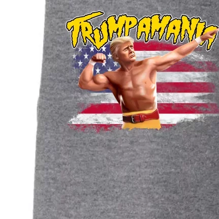 Donald Trump Republican Wrestling Meme Trumpamania Funny Doggie 3-End Fleece Hoodie