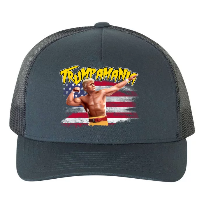 Donald Trump Republican Wrestling Meme Trumpamania Funny Yupoong Adult 5-Panel Trucker Hat