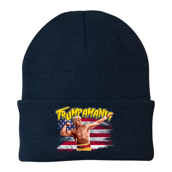 Donald Trump Republican Wrestling Meme Trumpamania Funny Knit Cap Winter Beanie