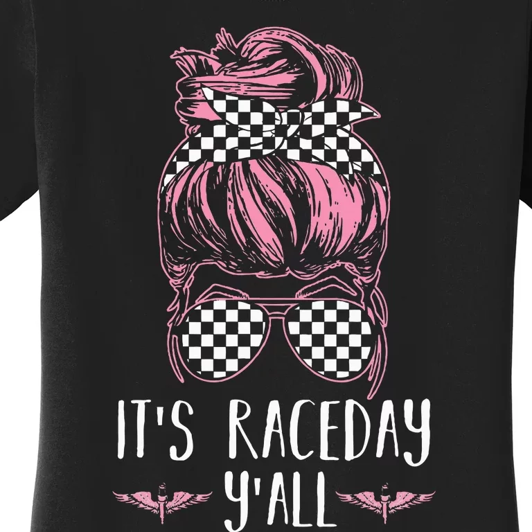 Dirt Track Racing Race ItS Race Day YAll Car Racing Women's T-Shirt