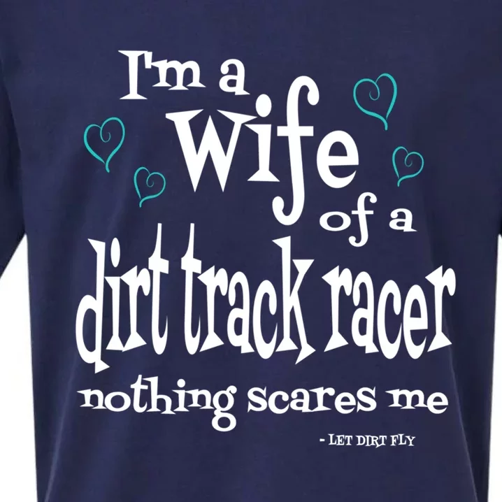 Dirt Track Racing Funny Gift Race Wife Sprint Car Racing Modified Funny Gift Sueded Cloud Jersey T-Shirt