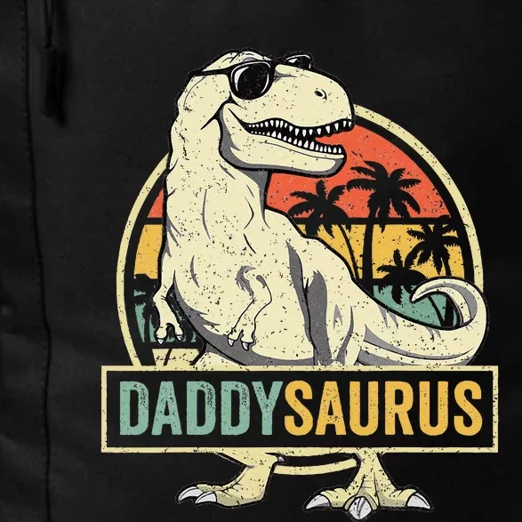 Daddysaurus T Rex Dinosaur Daddy Saurus Fathers Day Gift Dad Daily Commute Backpack