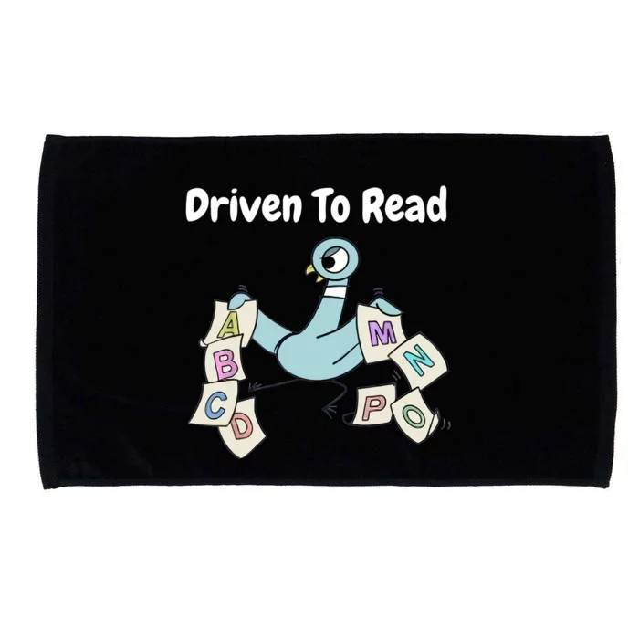 Driven To Read Pigeon Library Reading Books Reader Microfiber Hand Towel