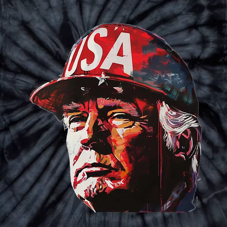 Donald Trump Red Wave Patriot Maga Tie-Dye T-Shirt