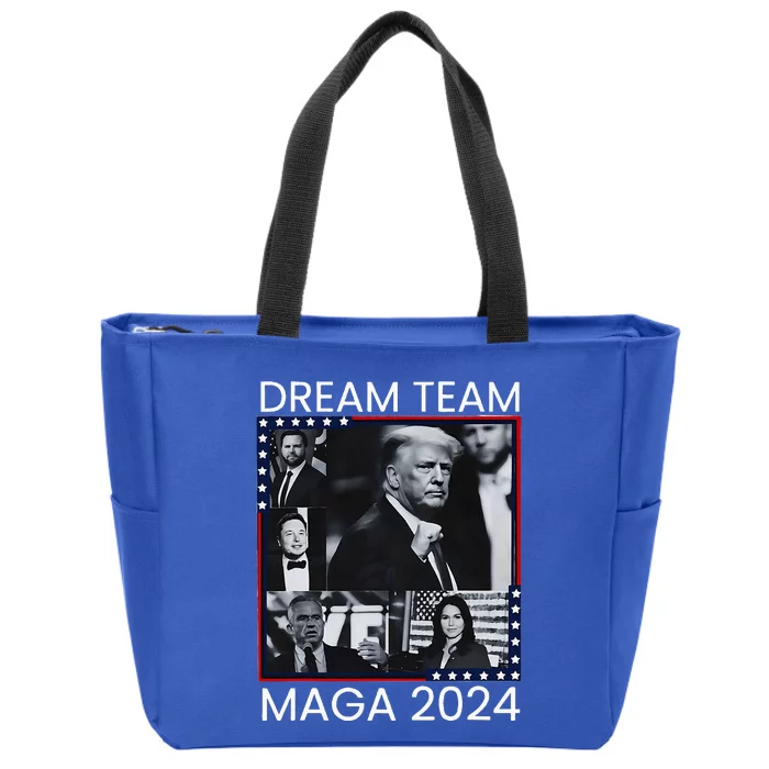 Dream Team Republican Trump Vance 2024 For Zip Tote Bag