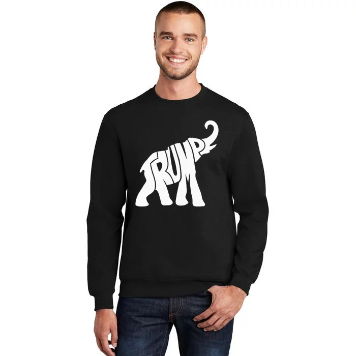 Donald Trump Republican Elephant For Supporters Tall Sweatshirt