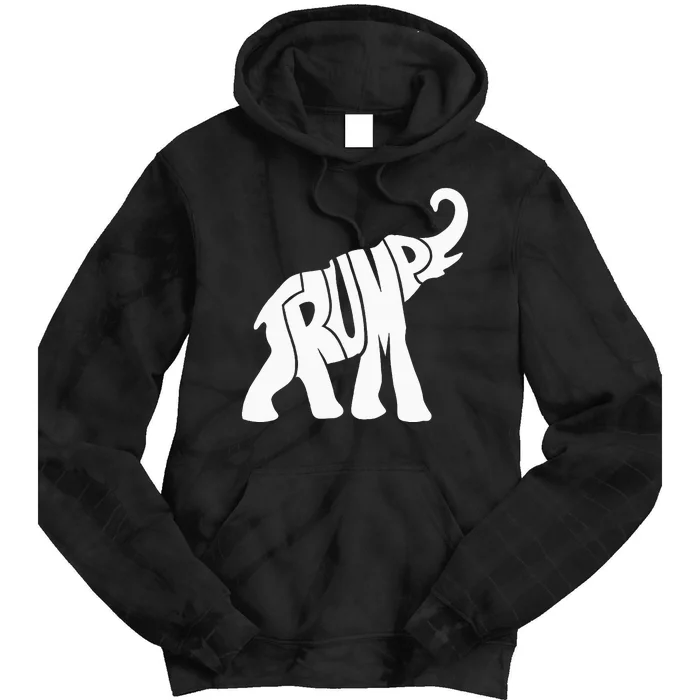 Donald Trump Republican Elephant For Supporters Tie Dye Hoodie