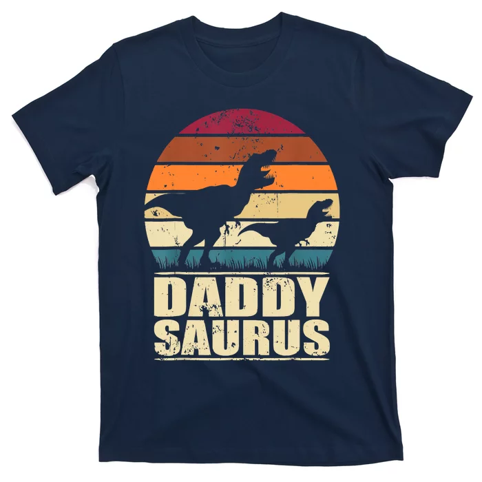 Daddysaurus T Rex Dinosaur Daddy Saurus Family Matching T-Shirt