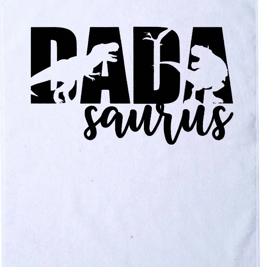 Dadasaurus T Rex Dinosaur Dada Saurus Family Matching Platinum Collection Golf Towel