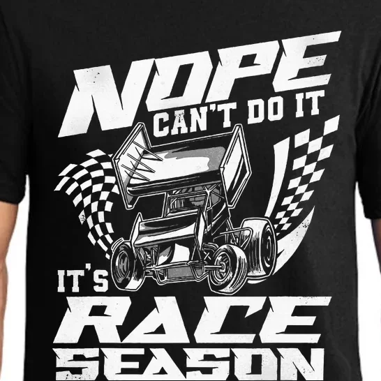 Dirt Track Racing Race Sprint Car Pajama Set