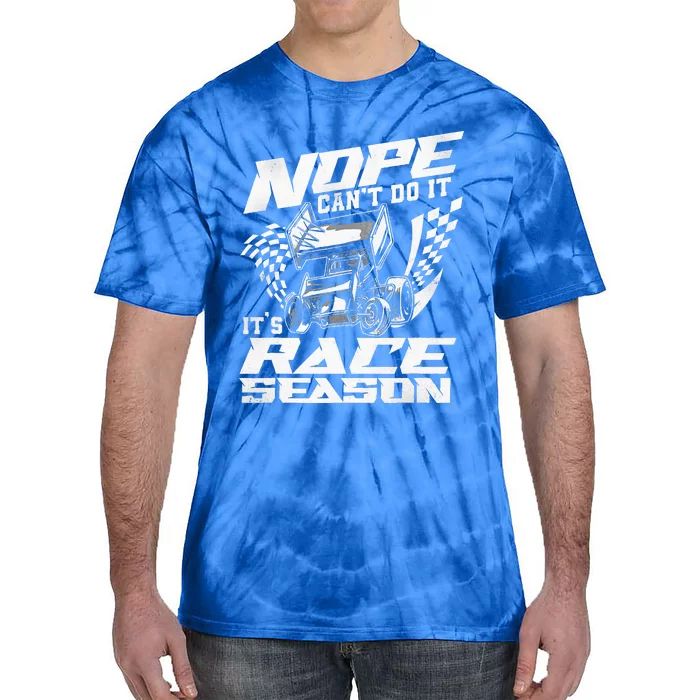 Dirt Track Racing Race Sprint Car Tie-Dye T-Shirt