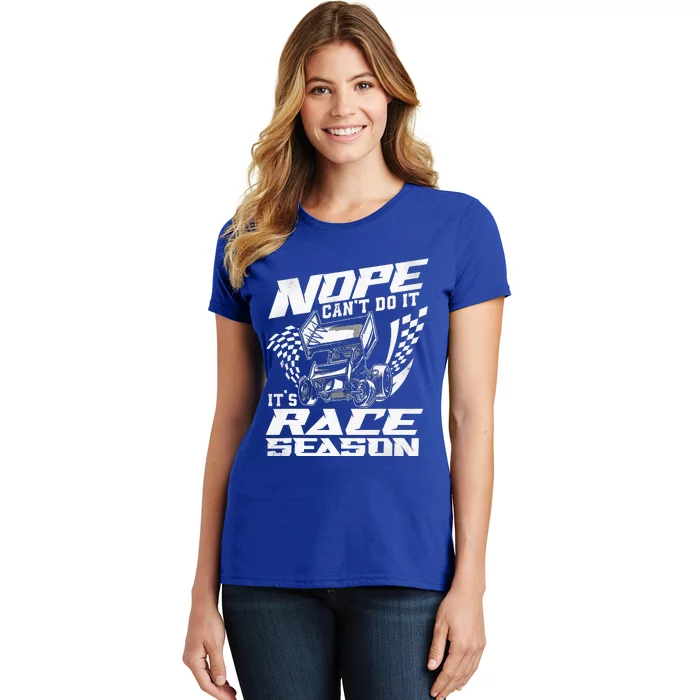 Dirt Track Racing Race Sprint Car Women's T-Shirt