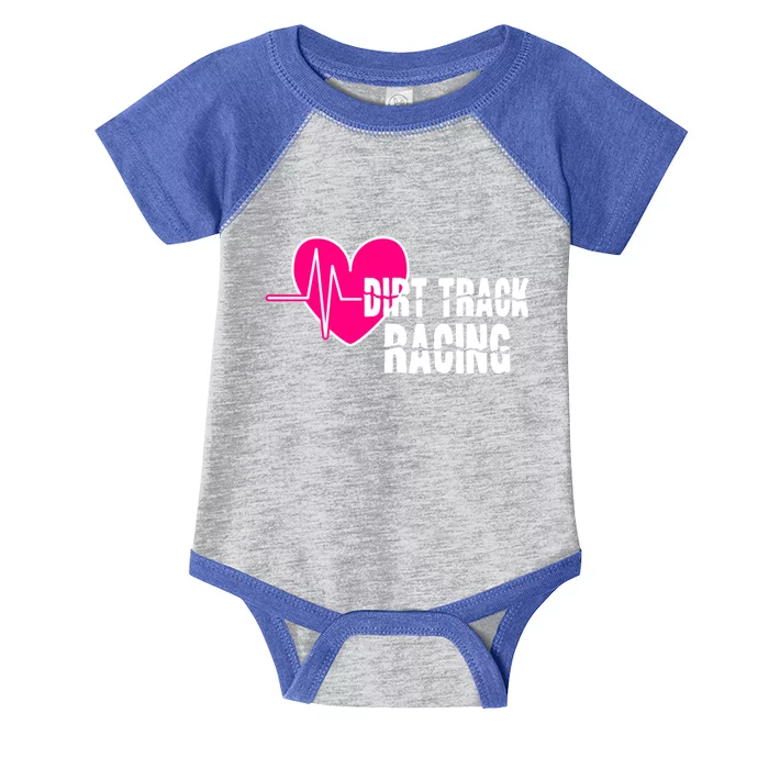 Dirt Track Racing Stock Car Racing Gift Infant Baby Jersey Bodysuit