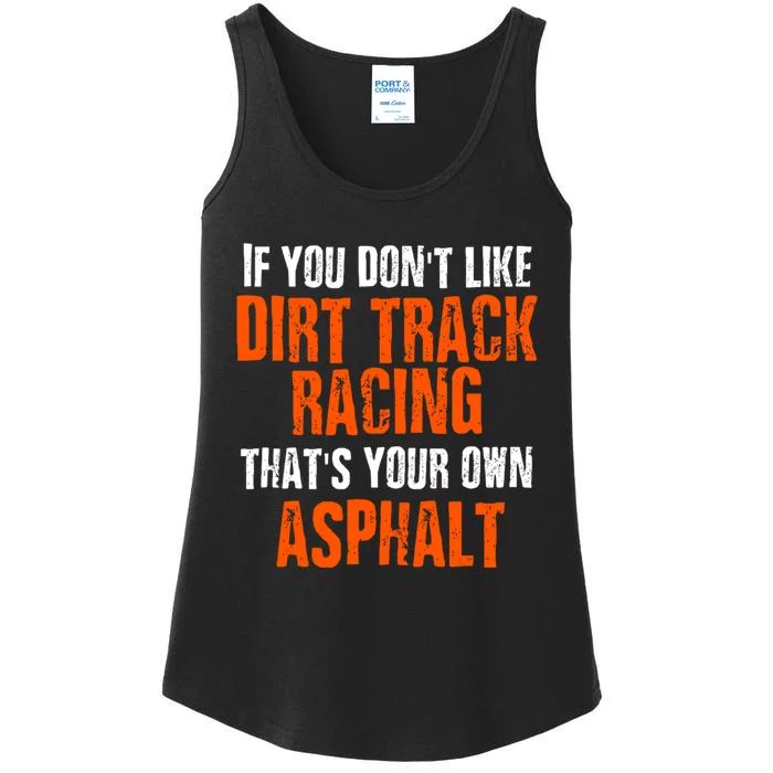 Dirt Track Racing Sprint Car Racing Quote Ladies Essential Tank