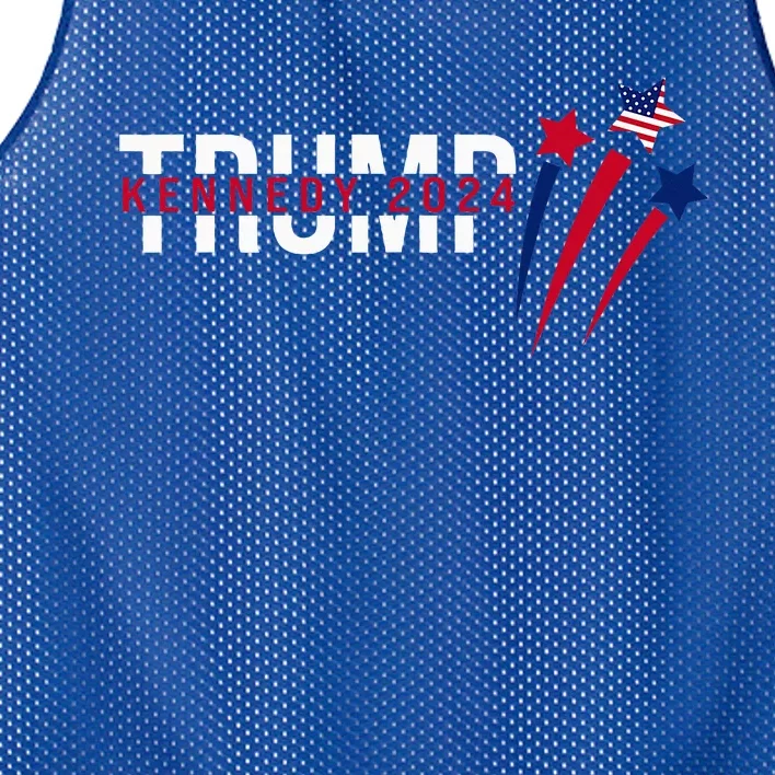 Donald Trump Rfk Jr 2024 Trump Kennedy Debate Mesh Reversible Basketball Jersey Tank