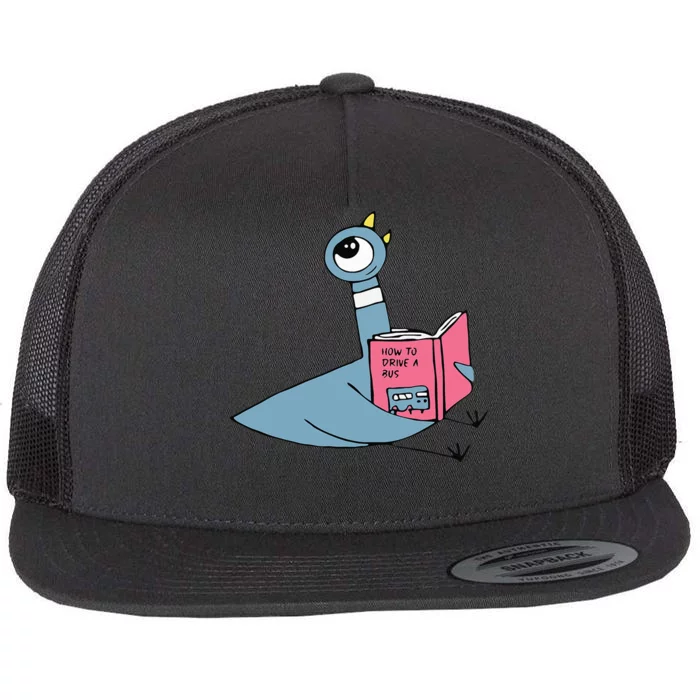 Driven To Read Pigeon Library Reading Books Reader Flat Bill Trucker Hat