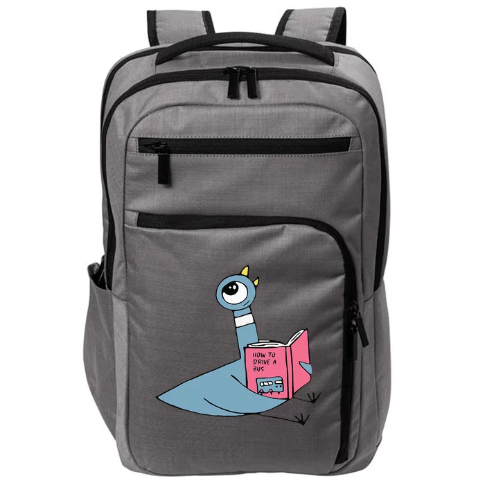 Driven To Read Pigeon Library Reading Books Reader Impact Tech Backpack