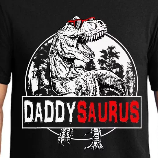 Daddysaurus T Rex Dinosaur Funny DaddySaurus Family Matching Pajama Set