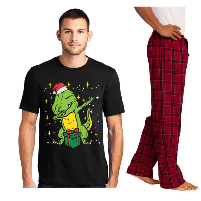 Dabbing T Rex Dinosaur Xmas Toddler Boys Christmas Dino Cute Gift Pajama Set