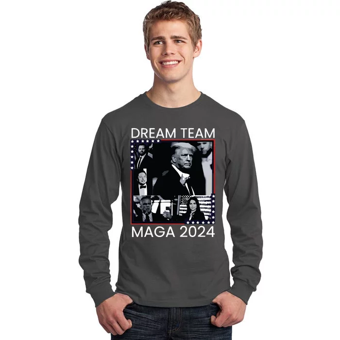 Dream Team Republican Trump Vance 2024 Tall Long Sleeve T-Shirt