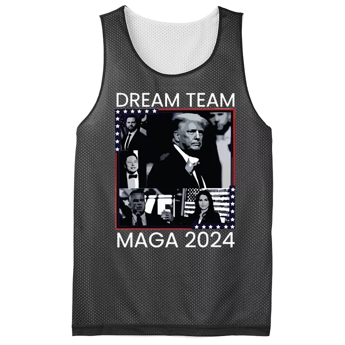 Dream Team Republican Trump Vance 2024 Mesh Reversible Basketball Jersey Tank