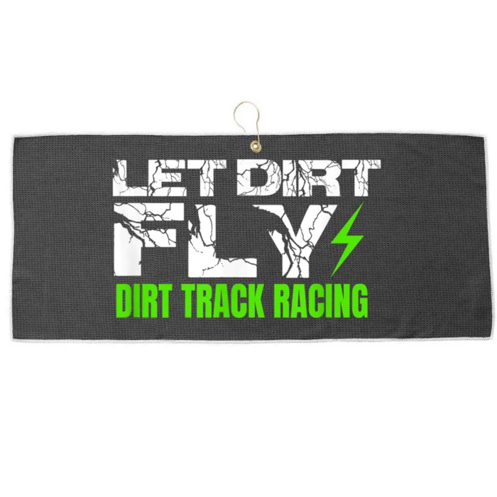 Dirt Track Racing Quotes Sprint Car Rally Dirt Bike Racing Large Microfiber Waffle Golf Towel