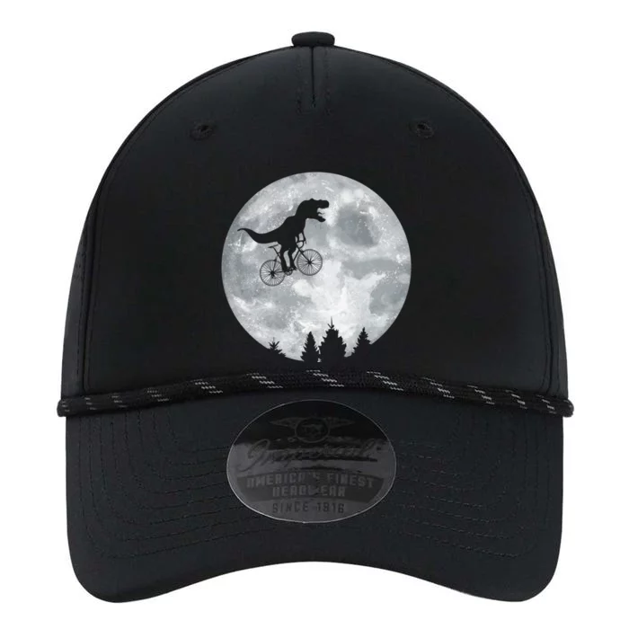 Dino Trex Riding Moon Bike Halloween Lunar Cycling Great Gift Performance The Dyno Cap