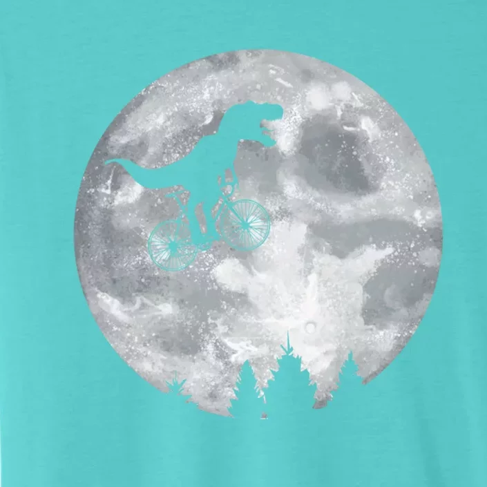 Dino Trex Riding Moon Bike Halloween Lunar Cycling Great Gift ChromaSoft Performance T-Shirt