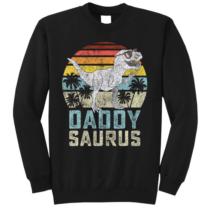 Daddysaurus T Rex Dinosaur Daddy Saurus Family Matching Sweatshirt