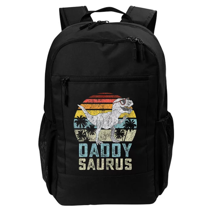 Daddysaurus T Rex Dinosaur Daddy Saurus Family Matching Daily Commute Backpack