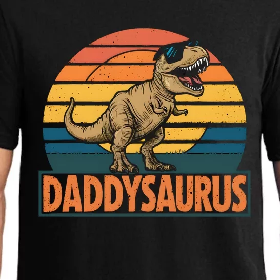 Daddysaurus T Rex Dinosaur Daddy Saurus Family Matching Gift Pajama Set