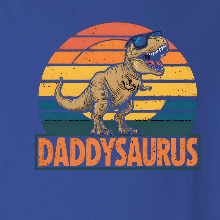 Daddysaurus T Rex Dinosaur Daddy Saurus Family Matching Gift Toddler Long Sleeve Shirt