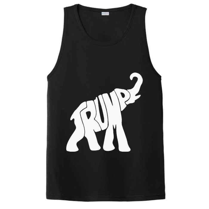 Donald Trump Republican Elephant Trump Supporter President Performance Tank