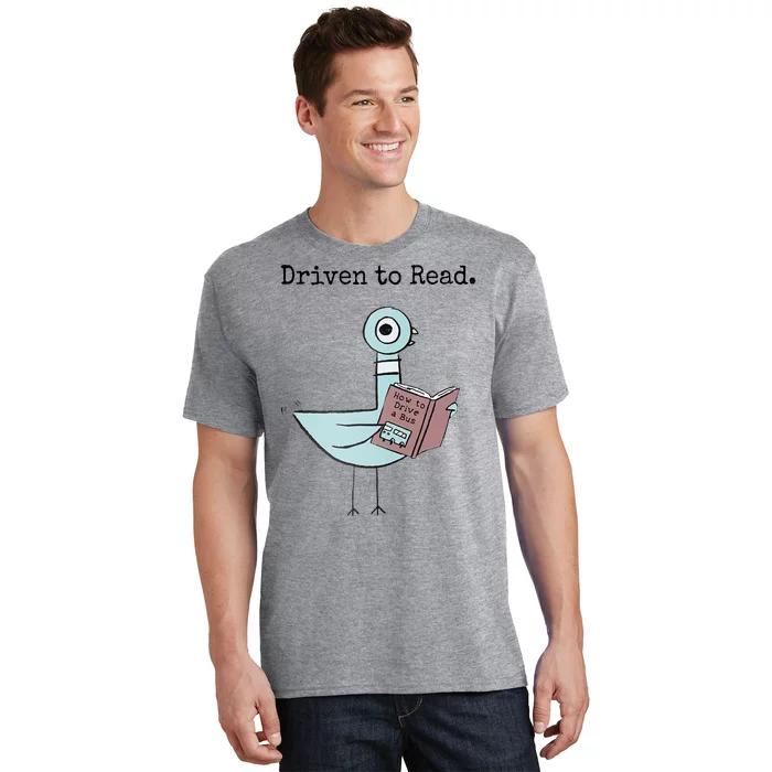 Driven To Read Pigeon Book T-Shirt