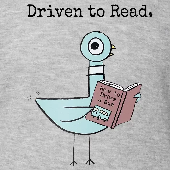 Driven To Read Pigeon Book Toddler Sweatshirt