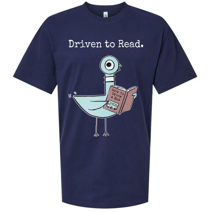 Driven To Read Pigeon Book Sueded Cloud Jersey T-Shirt