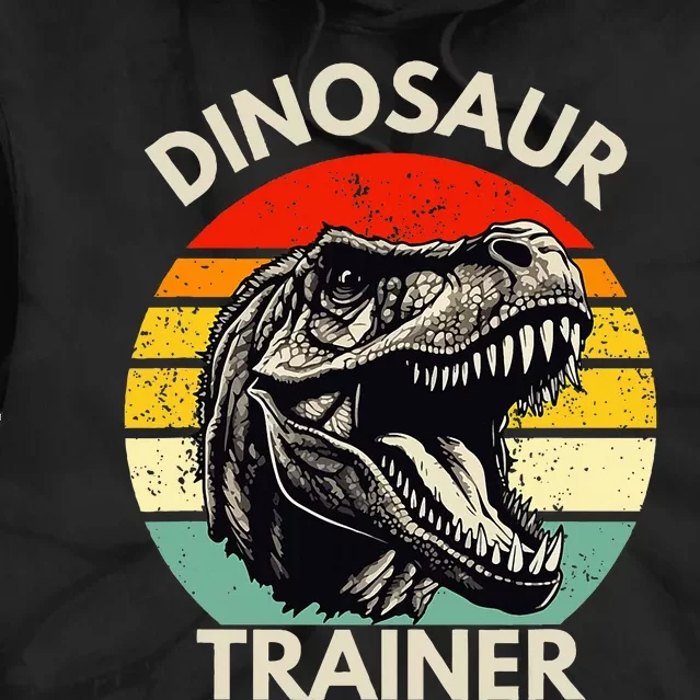 Dinosaur Trainer Retro Halloween Costume Tie Dye Hoodie