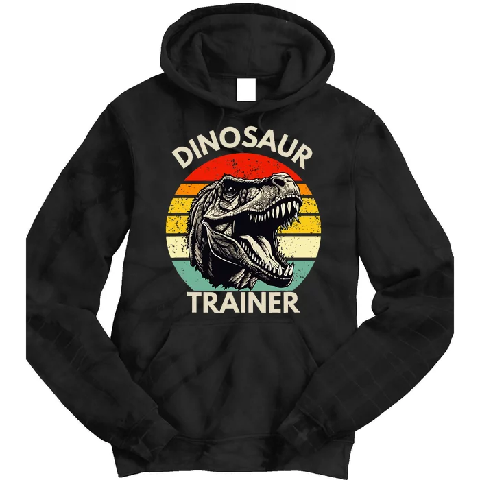 Dinosaur Trainer Retro Halloween Costume Tie Dye Hoodie