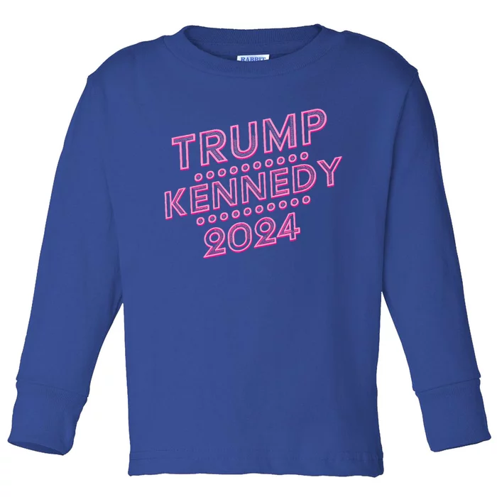 Donald Trump Rfk Jr 2024 Trump Kennedy Toddler Long Sleeve Shirt