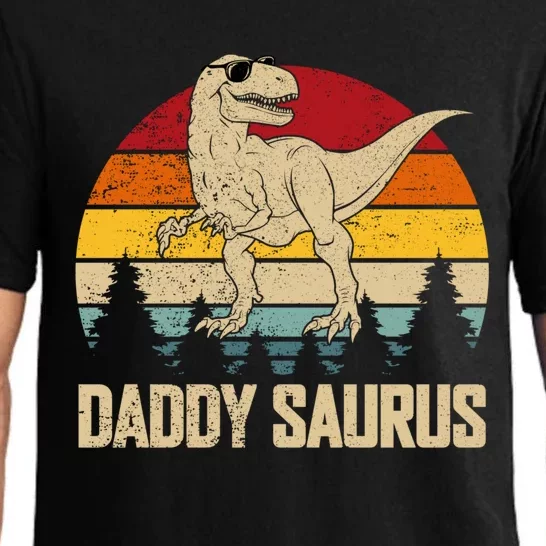 Daddysaurus T Rex Dinosaur Dad FatherS Day Daddy Gift Pajama Set