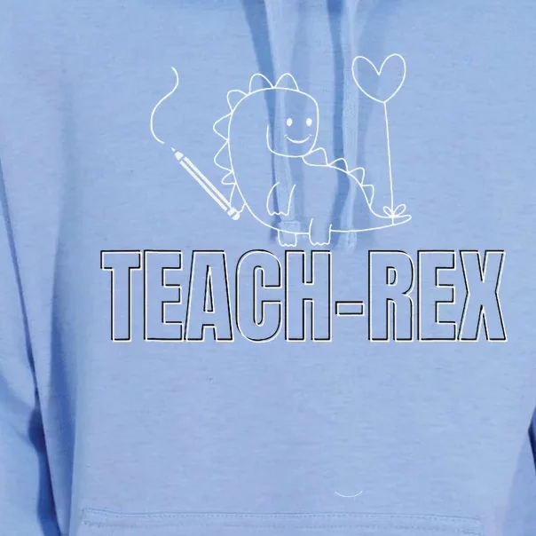 Dinosaur Teach Rex Tops And And Educators Unisex Surf Hoodie