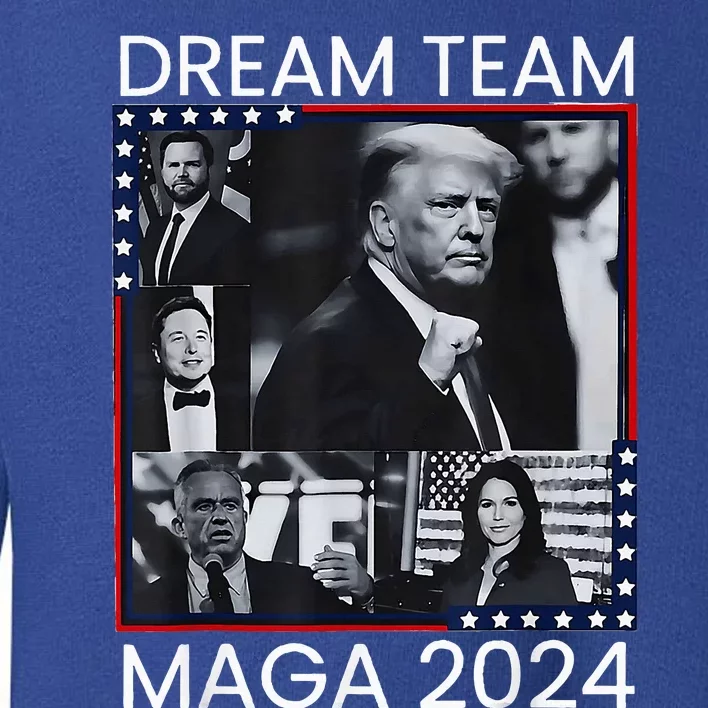 Dream Team Republican Trump Vance 2024 Toddler Sweatshirt