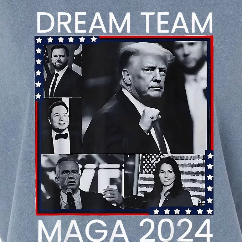 Dream Team Republican Trump Vance 2024 Garment-Dyed Women's Muscle Tee