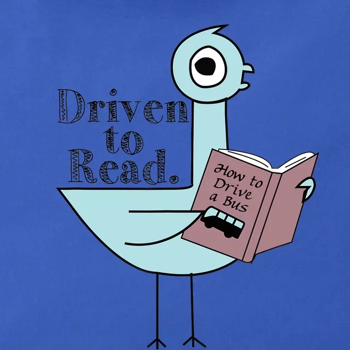 Driven To Read Pigeon Library Reading Books Readers Zip Tote Bag