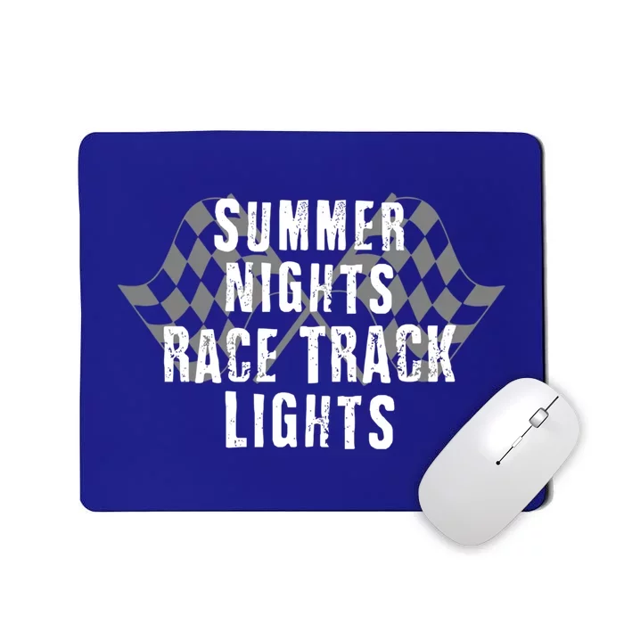 Dirt Track Racing Summer Nights Racetrack Lights Meaningful Gift Mousepad